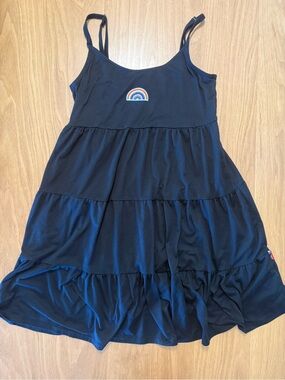 Hollister Black Tiered Sundress Pride Collection